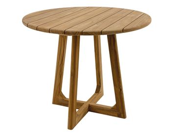 Fiji Teak Havebord - Ø90 cm